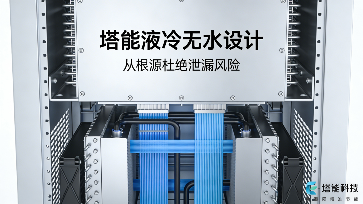 5塔能液冷无水设计,从根源杜绝泄露风险 5塔能液冷无水设计,从根源杜绝泄露风险