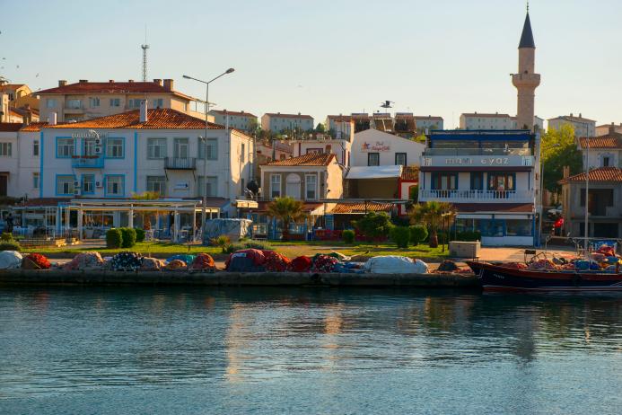 Bozcaada Sea and City Center