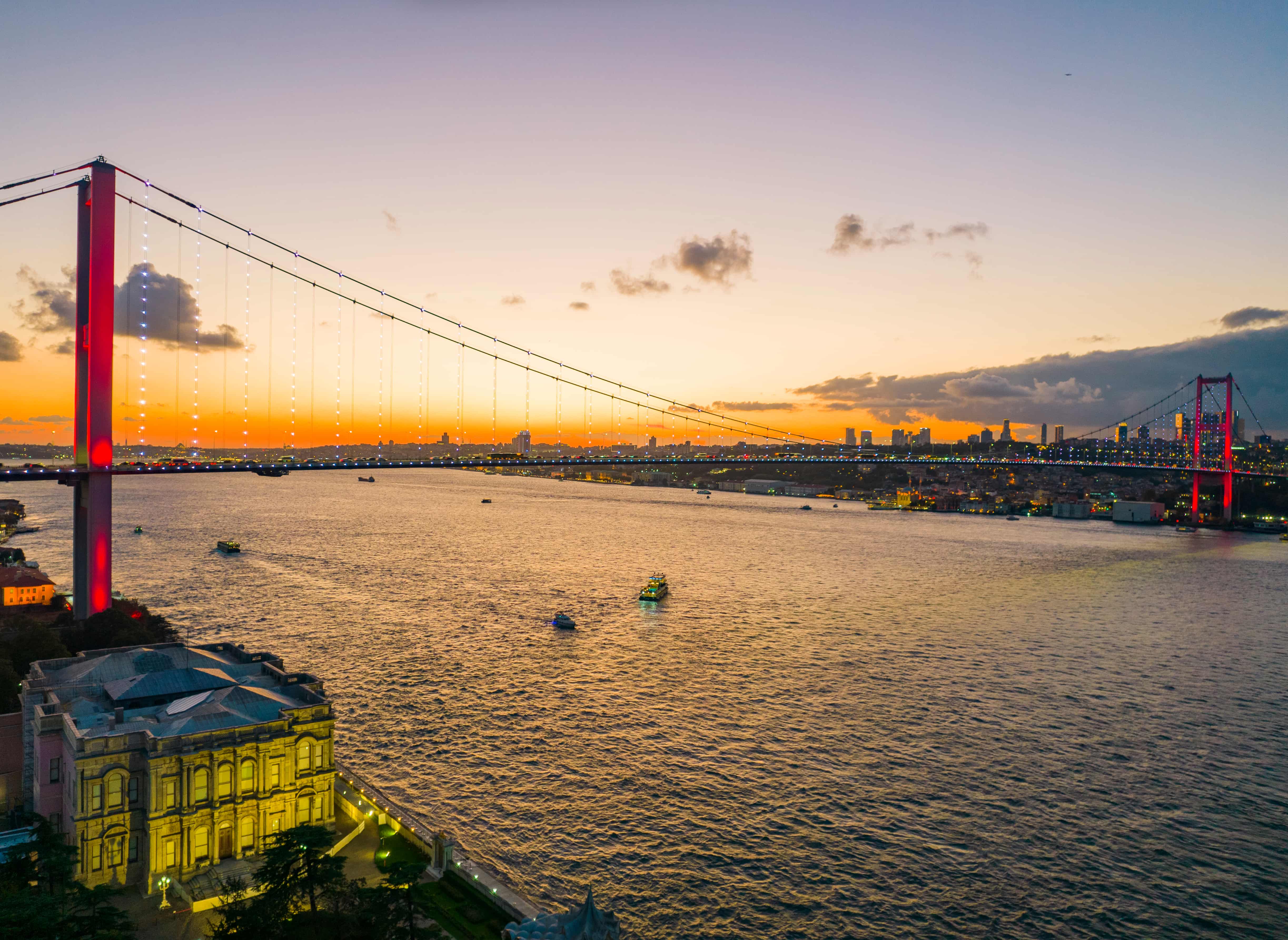 İstanbul Bosphorus Bridge Sunset İstanbul Bosphorus Bridge Sunset